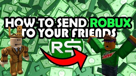 Transferring Robux to Friends through Trade Items